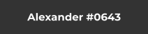 Alexander #0643